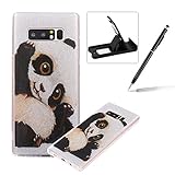 Glitter Case for Galaxy Note 8、クリスタルTpuカバーfor Galaxy Note 8、herzzer超スリムクリエイティブ[カラフルパターン] Bling Spark