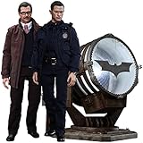 ムービー・マスターピース ダークナイトライジング ジョン・ブレイク&ジム・ゴードン市警本部長(2体セット)[バットシグナル投光器付き] 1/6スケール プラスチック製 塗装済み可動フィギュア (2次出荷分)