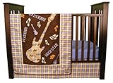 Trend Lab Rockstar 3 Piece Crib Bedding Set [並行輸入品]