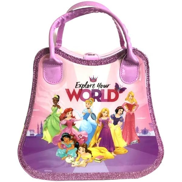 Amazon Disney Princes Dpt キッズコスメ ワンダーランドウィークエンダー ディズニープリンセス コスメティック トート キッズ用 メイクアップ おもちゃ
