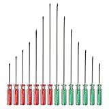 volflashy ドライバー 絶縁 マルチユース 75-300mm PPハンドル 電気 ハンド スクリュードライバー 手動 スクリュー オープニング ツール 修理 14pcs/set