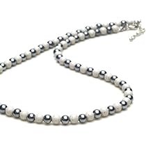 Amazon | [OVER-9] テラヘルツ × 北投石 ネックレス 6mm フック