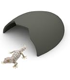 Amazon | 爬虫類シェルター卵型グレー 【Sサイズ】両生類用シェルター