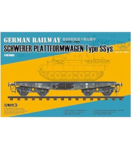 Amazon | ティーモデル 1/35 ドイツ軍 重平貨車 80t Ssymsタイプ