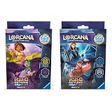 【2種セット】ディ ズニー・ロルカナ・TCG 日本語版 構築済みデッキ 逆襲のアースラ アンバー・アメジスト/サファイア・スティール