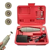 TSECOミニルーター 電気ドリル ホビールーター ネイルマシン グラインダー彫刻キット 彫刻機電動工具セット スマートルーターキット 電動式 DIY工具 ホビー 洗練 研磨 切断 削り出し 切削 汚