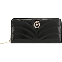 Amazon | [アナスイ] 長財布 ラウンドファスナー 本革
