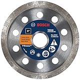 Bosch VG542 5-Inch x 7/8-Inch Turbo Rim V-Groove Diamond Blade for General Purpose [並行輸入品]