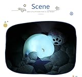 porsinワイヤレス充電ベースのLEDナイトライトランプキッズ、子供ポータブルSoothing LEDナイトライトランプ、完璧な子供のベッドルーム、子供ベビーギフト