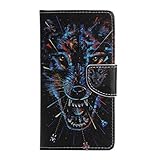 UNEXTATI Huawei P8 ケース 手帳型ケース 高品質 PUレザー カードホルダー 耐衝撃 全面保護 防塵 スタンド機能 付き Huawei P8ケース Case (P8 ブラック)