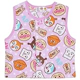 2016年 秋冬 アンパンマン 総柄 フリースベスト ANPANMAN ピンク◇80cm