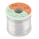 uxcell ハンダ リール 糸ハンダ 0.3mm 400G 63/37 フラックス1.8% ロジンコア 錫リードロール