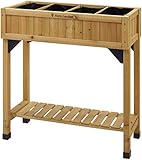 タカショー レイズドベッド プランター ハーブタイプ スモール 78×31.2×80cm