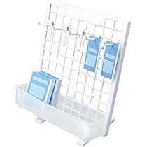 8段4面ポストカード入れ 8段4面カゴ・ポストカード入れ アズワン ネット什器 【通販