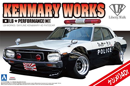 ミニカー LBWK 1/64 KENMARY WORKS COMBAT GREY Aoshima 1:64 Grachan 9 Liberty Walk LB Works Kenmeri 2Dr