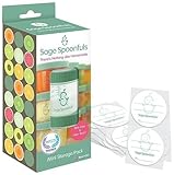 Baby Food Storage Containers - Sage Spoonfuls Mini 4oz Storage Jars (3pk) - BPA Free by Sage Spoonfu