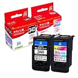 キヤノン Canon BC-340/BC-341XL ブラック (通常容量) / カラー (大容量) 対応 セット ジット リサイクル インクカートリッジ C340 C341CXL JIT-C340BS / JIT-C341CXLS