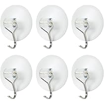 Amazon｜レック(LEC) 吸盤フック ミニ 6個入 耐荷重 500g｜フック