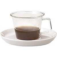 KINTO (キントー)  CAST エスプレッソカップ&ソーサー 90ml 磁器 8439