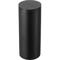 Amazon｜山崎実業(Yamazaki) ボトル型 蓋付き ゴミ箱 ブラック