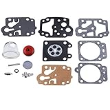 HIPA K20-WYJ キャブレター 修理 キット 付き　プライマー　バルブ　チェック　バルブ　はWalbro WYL　シリーズ　キャブレターに適合　社外品