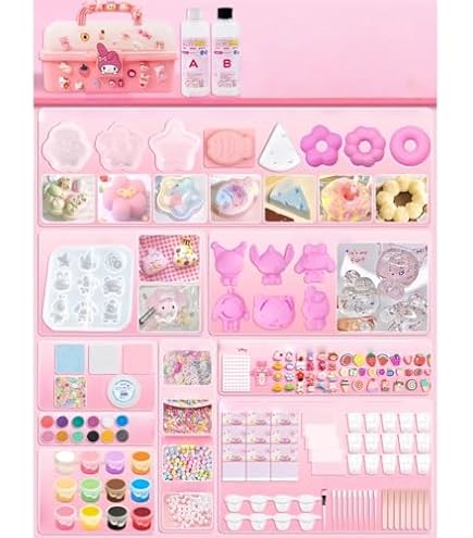 Amazon | Jsmunu スクイーズ DIY キット 自作用材料キットにシリコーン