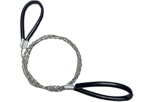 ポケットワイヤーソー、木材用ワイヤーソー | サバイバル用ポータブルPVCパイプハンドチェーンソー,アウトドア切断ギア、バックパッキングハイキングキャンプピクニック用軽量鋸