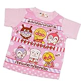 アンパンマン 6キャラプリント Tシャツセット キッズ 女の子 男の子 ガールズ ボーイズ 【YP】fo-wa1235 80cm ピンク