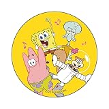 バッジ 缶バッジ 56mm キャラクター [ まじかる百貨店 レンチキュラー 缶バッジ ] スポンジ・ボブ (スポンジ・ボブ5)