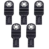 5本ユニバーサル20mm HCSブラック振動マルチツール木材カッターソーブレードフェインドレメルボッシュ用