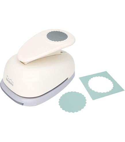 Amazon.co.jp: Bira スカラップ円形パンチ 3.5インチ レバーアクション