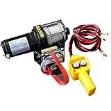電動ウインチ DC12V_2500LBS 電動ウィンチ 牽引／陸揚げに最大牽引力1133kg