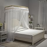 royal-釣りロッドTelescopic Mosquito Net u-rail床スタンド( 1.2 M ( 4フィート)ベッド) イエロー