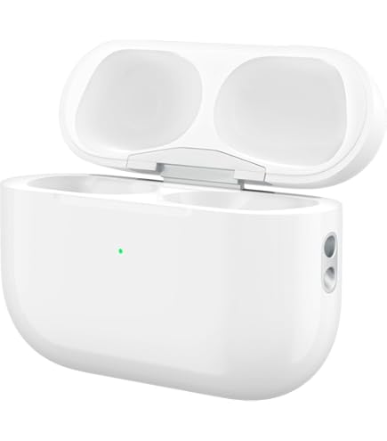 AirPods本体一式 ホワイト 充電ケース付き Amazon | ワイヤレス充電ケース AirPods Pro 第1世代と第2世代対応 USB