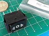 ＜モーター正転・逆転用ロッカースイッチ　停止に跳ね返るタイプ＞＜2回路2接点ON-OFF-ONタイプ＞1個＜swp-201＞