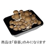 【1500枚】 QF-87 黒 150 × 115 × 高 40 mm PSP(高) 【85160】 きのこ 他 食品容器 デンカポリマー Sモ 代不