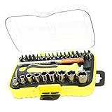 Fenteer 47個　ドライバー　ドライブ　ソケット　セット　携帯電話　ラップトップ　修理キット　袖　スリーブドライバー