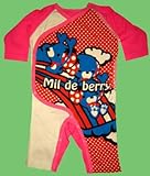 かわいい！ワンコ・ドット　ロンパース　　60～70ｃｍ 　ミルデベリー