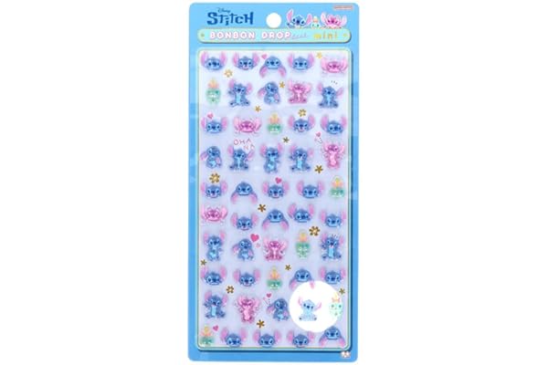 サンスター文具(Sun-Star Stationery) スティッチ ディズニー グッズ ボンボンドロップシール ミニ S8815011