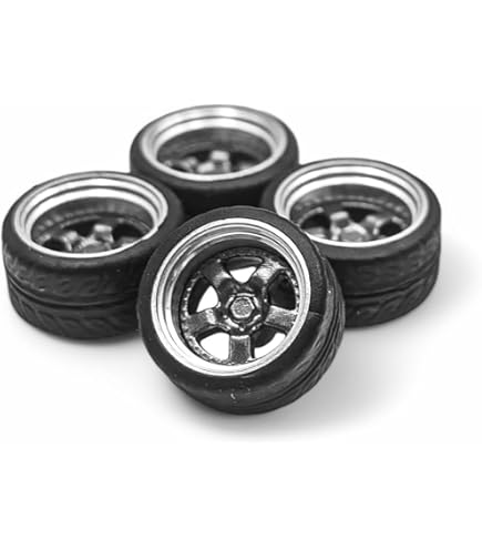 Amazon.co.jp: 1/64 ホイール ミニカー 深リム 10.7mm (p4