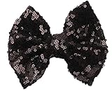 (ラボーグ)La Vogue ヘアピン ヘアクリップ ギラギラ ヘアアクセサリー 子供 蝶結び 髪留め 髪飾り ベビー 女の子 キッズ お姫様 お祝いギフト 誕生日 ブラック