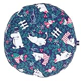 ムーミン ラウンドクッション プラント MM2149 グリーン