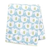 Carter's Plush Valboa with Microplush Blanket, Elephant Print/Turquoise/White by Carter's [並行輸入品]