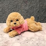 【SAQJEE】リアル ぬいぐるみ 犬 プードル シミュレーション犬 人形 可愛い ペット テディ犬 タイプ１０ ドール トイプードル 35cm おもちゃ 装飾品 ふわふわ 柔らかい 子供 ギフト プレゼント