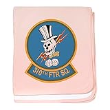 CafePress – 310th Fighter Squadron – スーパーソフトベビー毛布、新生児おくるみ ピンク 05175074776832E