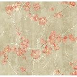 Brewster 347 – 20101 Chapmanグリーン桜Trail壁紙、 347-20101 1