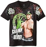 WWE Big Boys' John Cena T-Shirt Shirt Black Large/ 14/16 [並行輸入品]