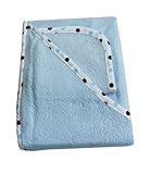 American Baby Company 100% Organic Cotton Terry Hooded Towel Set, Blue by American Baby Company [並行輸