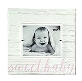 Mud Pie Sweet Baby Deluxe Wood Frame Nursery D?cor, Pink, 8 x 10 by Mud Pie