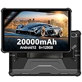 20000mAh大電池タブレット10.1インチ Android 12 OUKITEL RT2 タブレットアンドロイド防水防塵耐衝撃、8コア 8GB+128GB（1TBまで拡張可能）、16MP+16MPカメラ、1200*1920解像度、33W急速充電、デュアルSIM 4G LTE通話、2.4G/5G WiFi、フェイスID、OTG、GPS、Type-C、Bluetooth 4.2